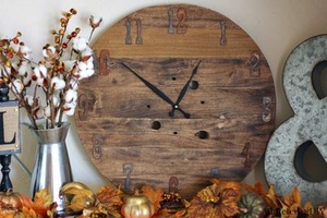 DIY Rustic & Defined Clock