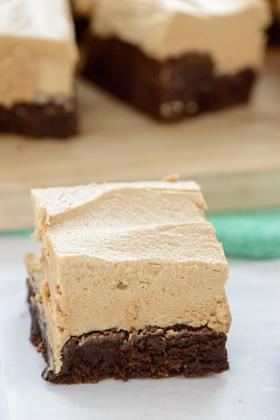 Chocolate Fudge Brownies with Cookie Butter Frosting