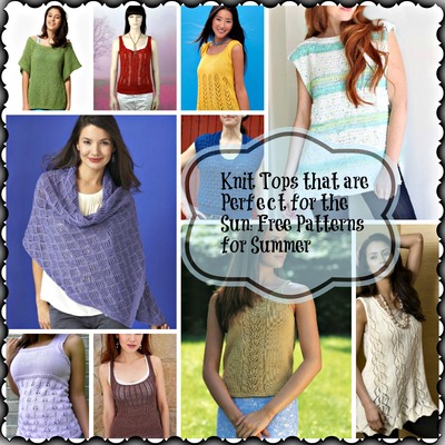 Knit Tops that are Perfect for the Sun: 21 Free Patterns for Summer ...