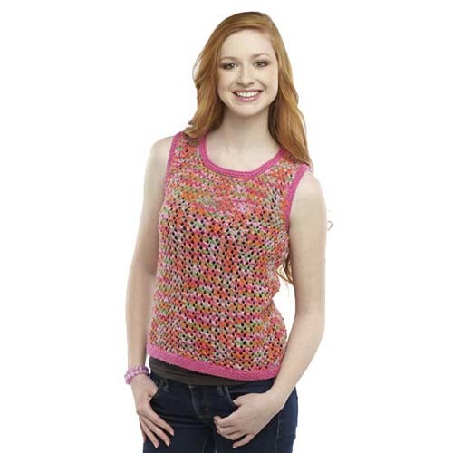 Colorful Summer Days Knit Tank Top Pattern ...