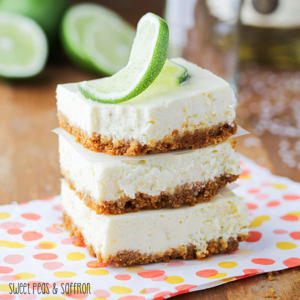 Tequila Lime Cheesecake Bars