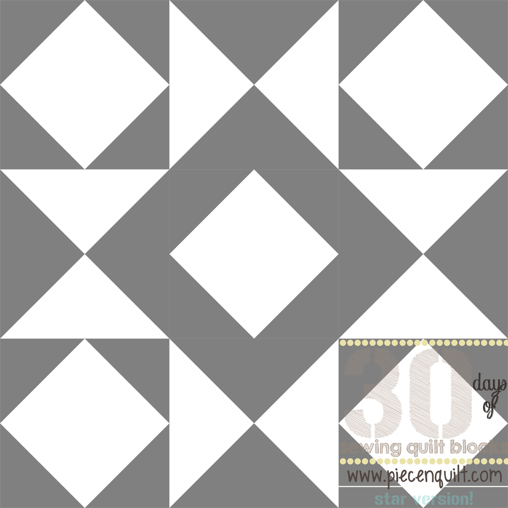 Combination Star Quilt Block Pattern FaveQuilts combination-star-quilt-block-pattern-favequilts