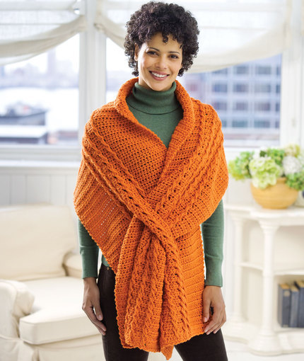 Oversized Crochet Stole