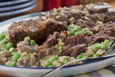 Braised Beef with Barley