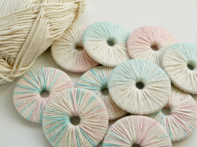 DIY Yarn Wrapped Pattern Weights