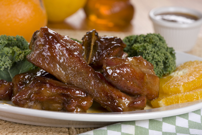 Orange Honey Pork Ribs