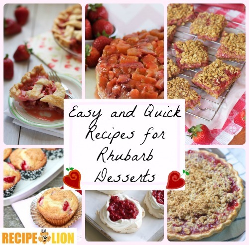 11 Easy and Quick Recipes for Rhubarb Desserts