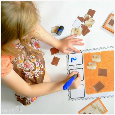 S'Mores Busy Bags for Kindergarten