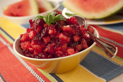 Watermelon Cranberry Sauce