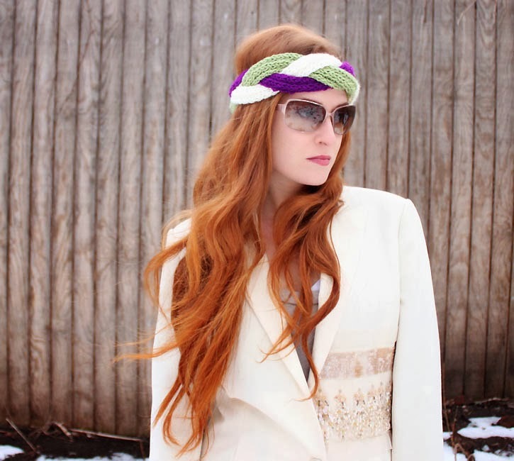 Braided Knit Headband Pattern FaveCrafts.com