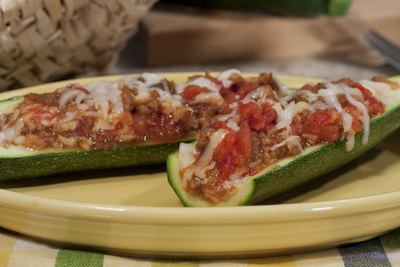 Pizza Zucchini Boats