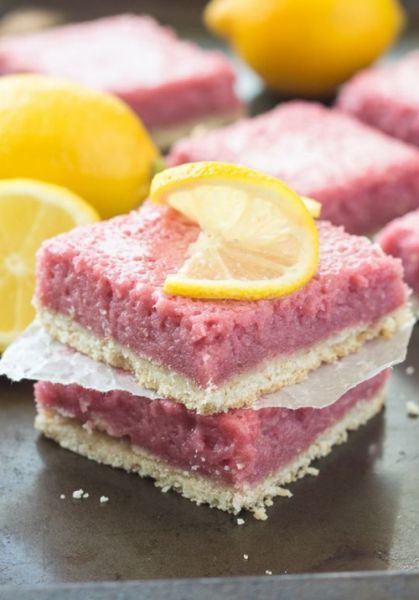 Strawberry Pineapple Lemonade Bars