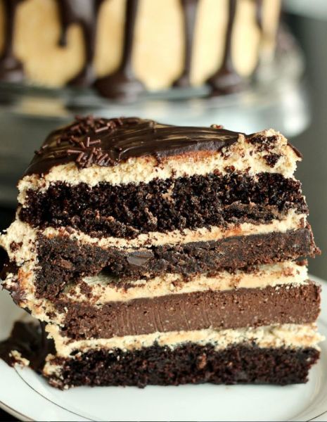 The Ultimate Chocolate Peanut Butter Cake