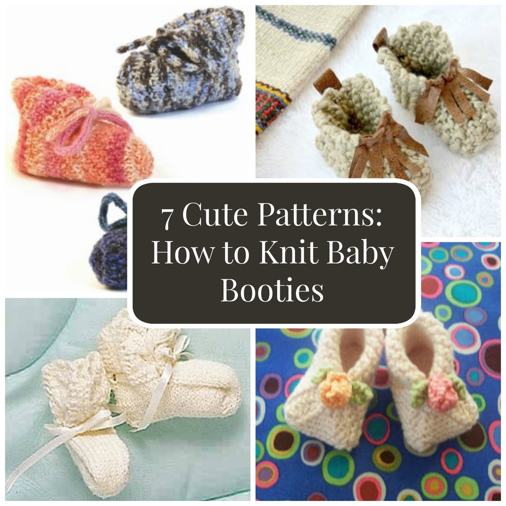 7 Cute Patterns: How to Knit Baby Booties FaveCrafts.com
