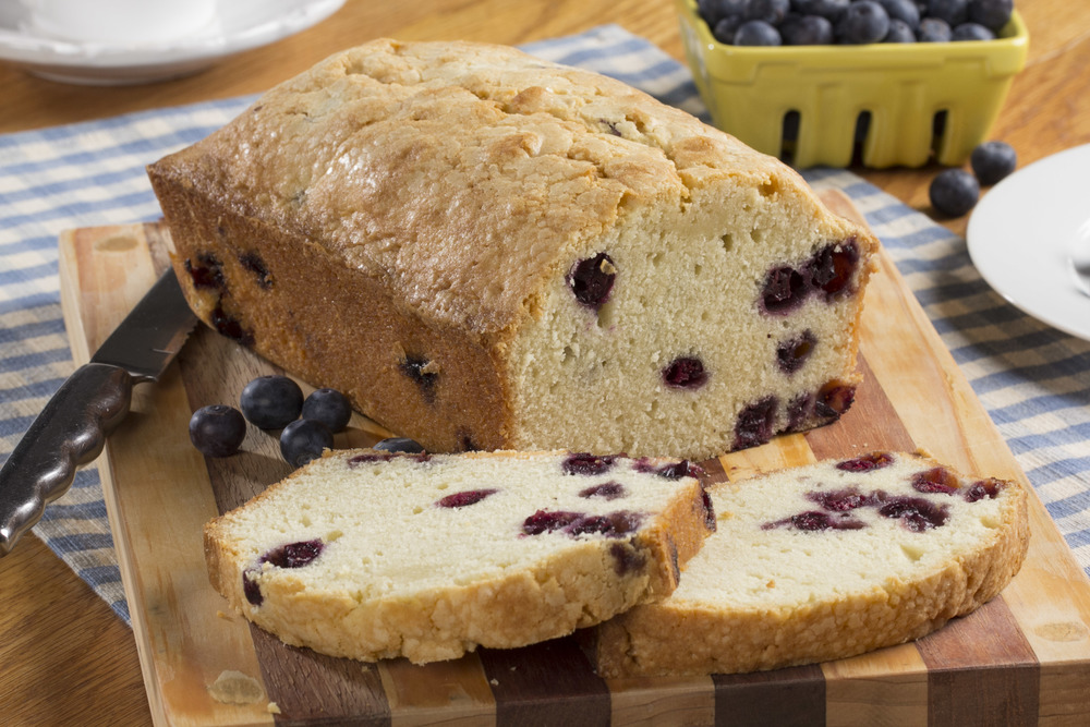 Blueberry Pound Cake