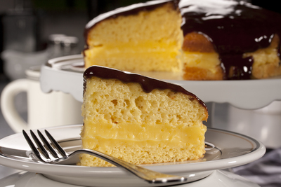 Boston Cream Pie | MrFood.com