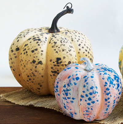 Easy DIY Painted Pumpkin