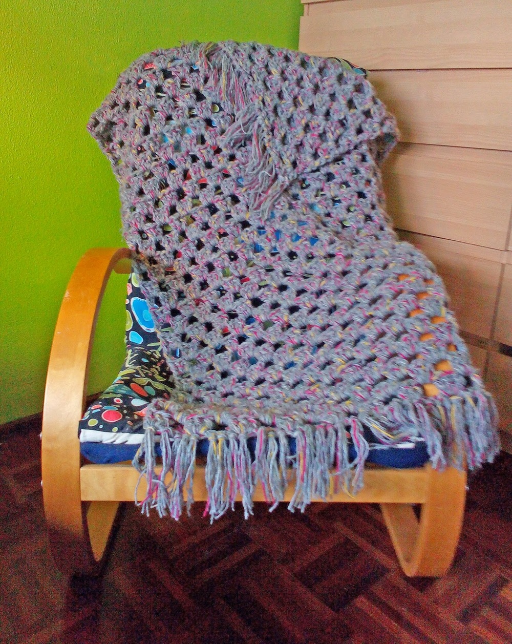 Quickest Granny Stripe Crochet Afghan | AllFreeCrochet.com