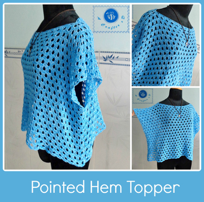 Sky Blue Crochet Top Pattern