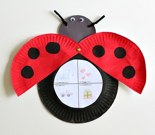 Ladybug Paper Plate Project