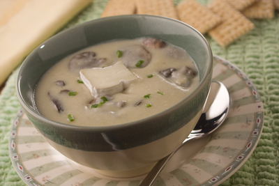 Brie Mushroom Soup