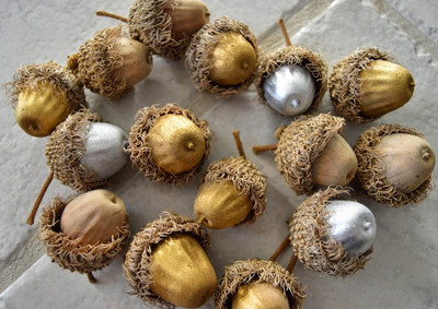 Acorn and Driftwood DIY Garland