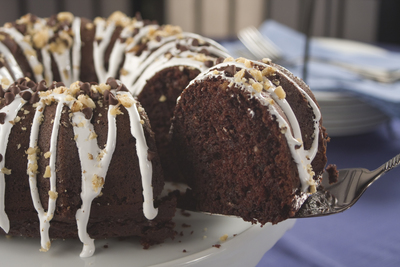 Rocky Road Bundt Cake