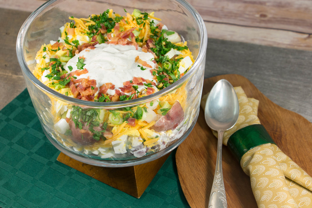 Simple Seven-Layer Potato Salad-image