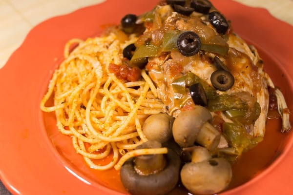 Classic Chicken Cacciatore Dinner