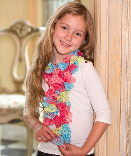 Sweet Pea Ruffle Scarf