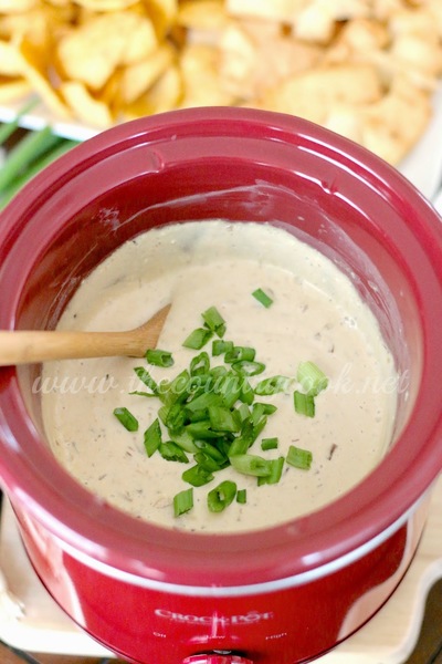 Slow Cooker French Onion Dip