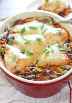 Easy Mexican Chicken Bake