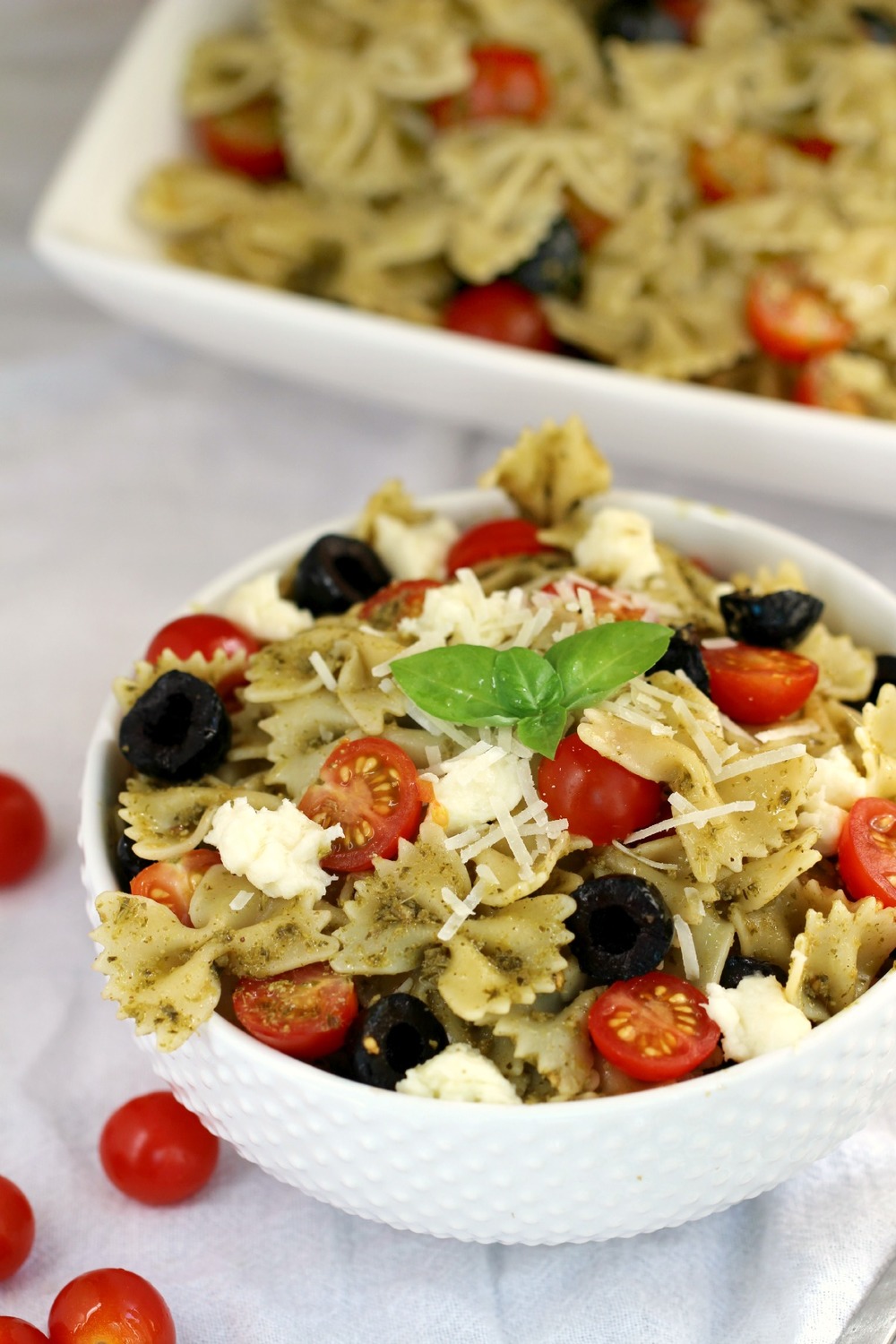 Pesto Pasta Salad | FaveHealthyRecipes.com