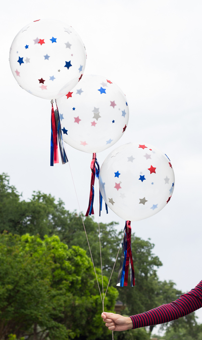Fourth of July Patriotic Balloons