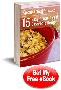 "Ground Beef Recipes: 15 Easy Ground Beef Casserole Recipes" eCookbook