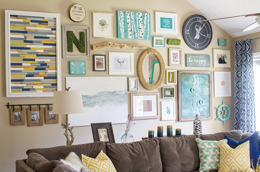 Massive DIY Gallery Wall