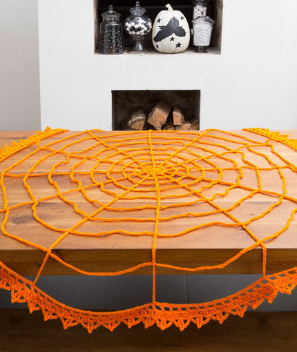 Spider Web Table Topper