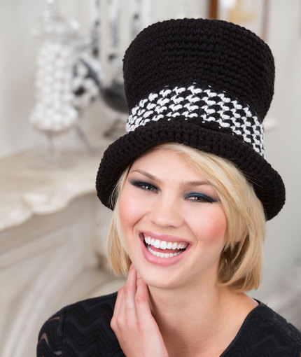 Mysterious Crochet Top Hat
