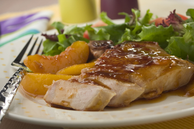 Peach Glazed Pork