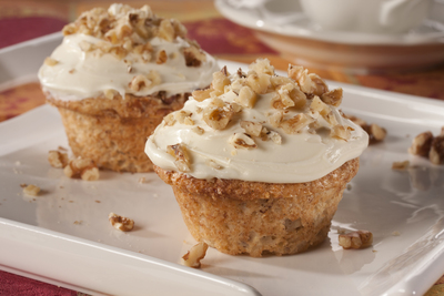 Cinnamon Walnut Cupcakes