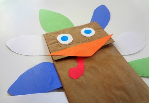 Turkey Paper Bag Puppet