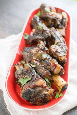 Blueberry Chipotle Barbeque Ribs