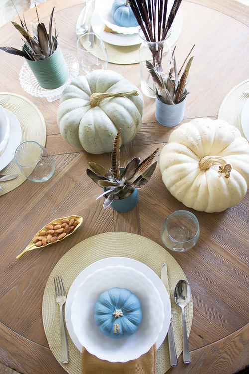 Vintage Thanksgiving Table Setting Ideas