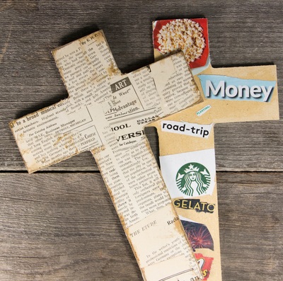 Recycled Paper Cross