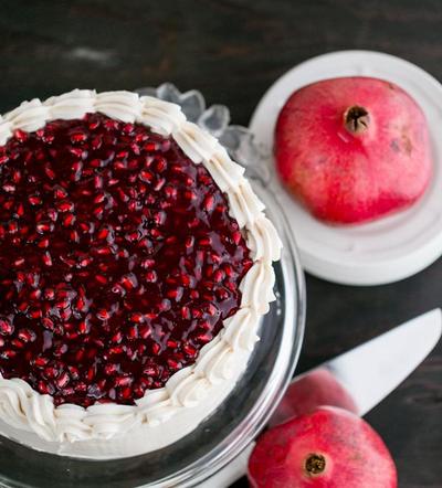 Pomegranate Holiday Cake