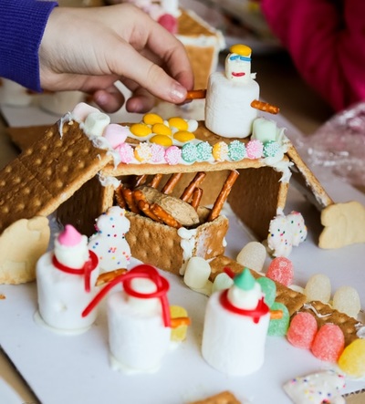 Gingerbread Nativity Manger Scene