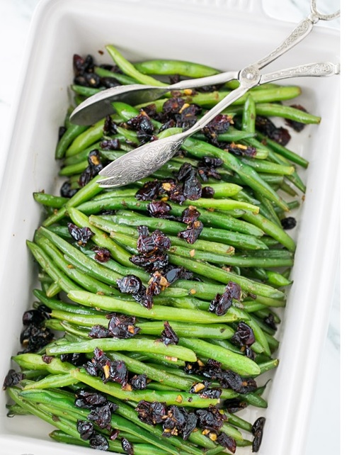 Easy Green Bean Recipe with Cranberries