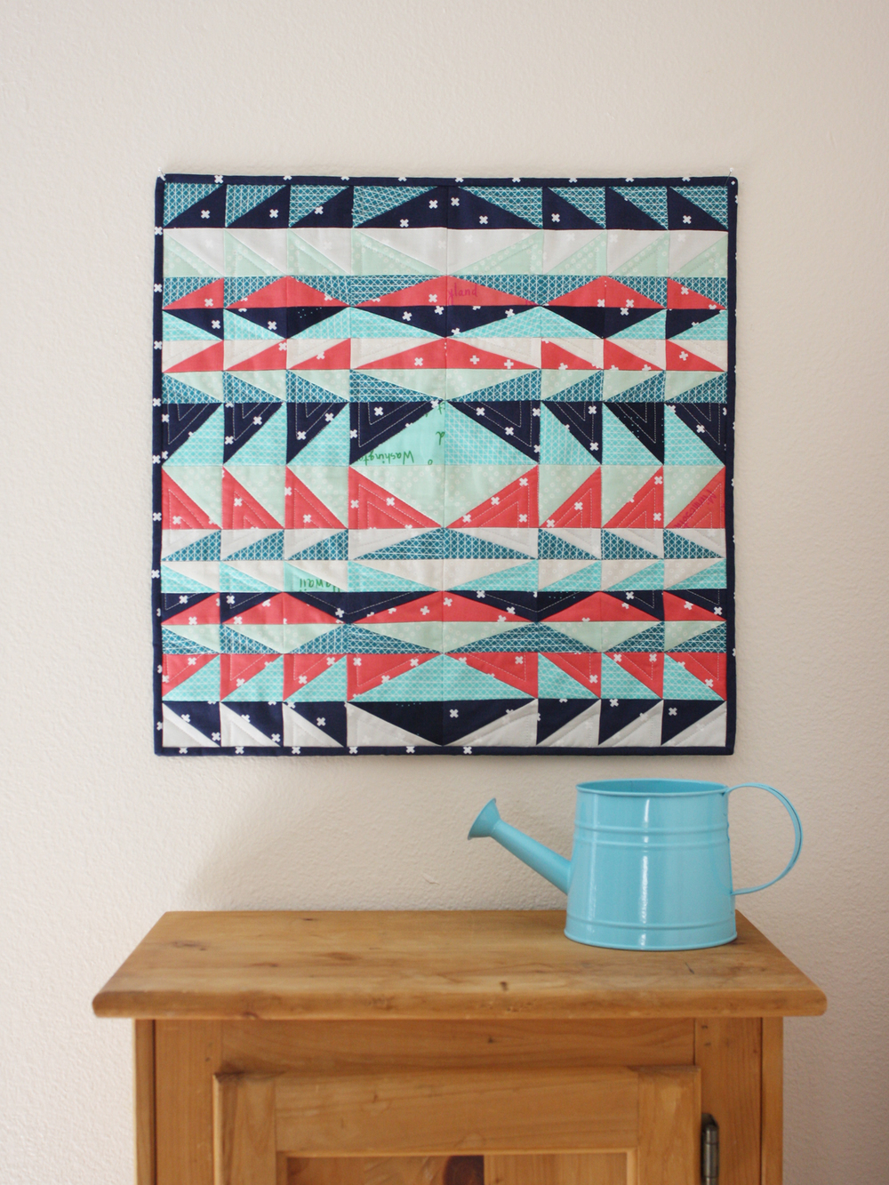 Mesa Pattern Mesa Mini Quilt (Free Pattern) | AllFreeSewing.com