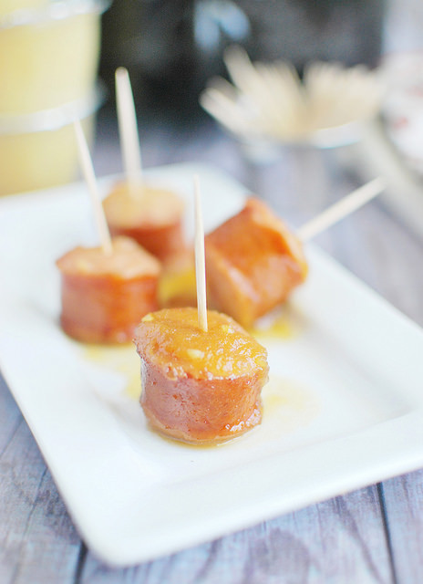 Apple Kielbasa Bites