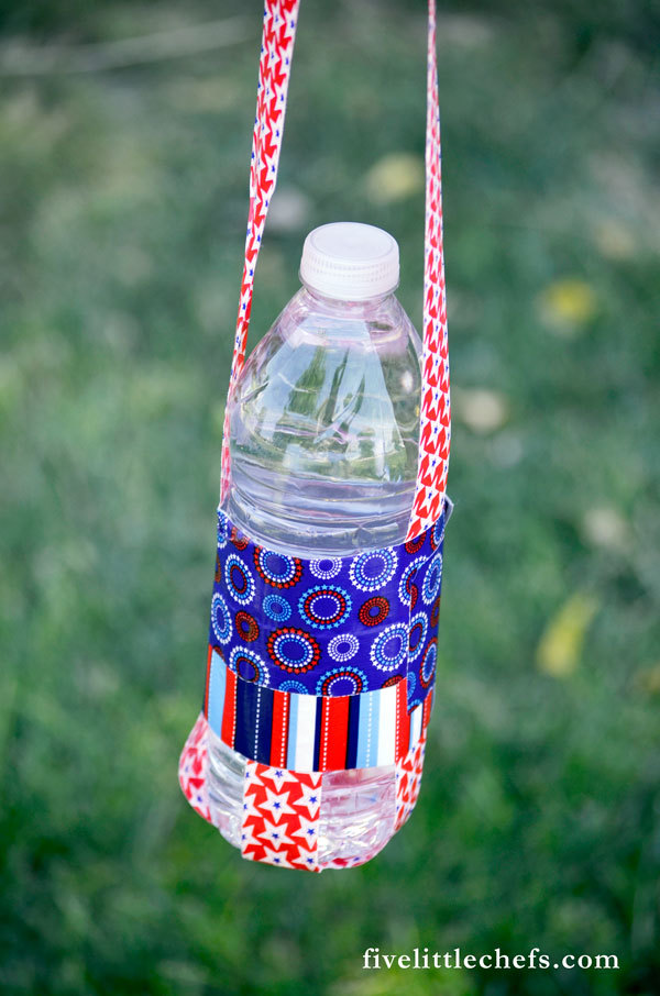 Easy Duct Tape Water Bottle Holder | AllFreeHolidayCrafts.com